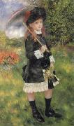 Pierre Renoir Girl with Parasol (Aline Nunes) china oil painting reproduction